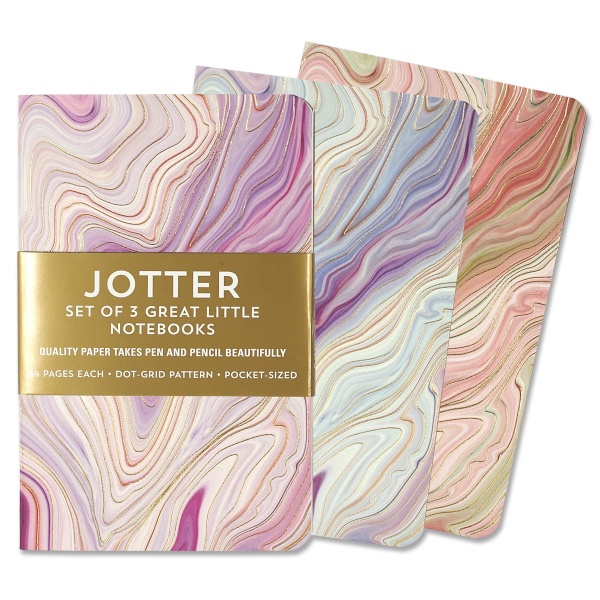 Jotter Mini Notebooks - Agate (3-Pack) (dot grid pattern)