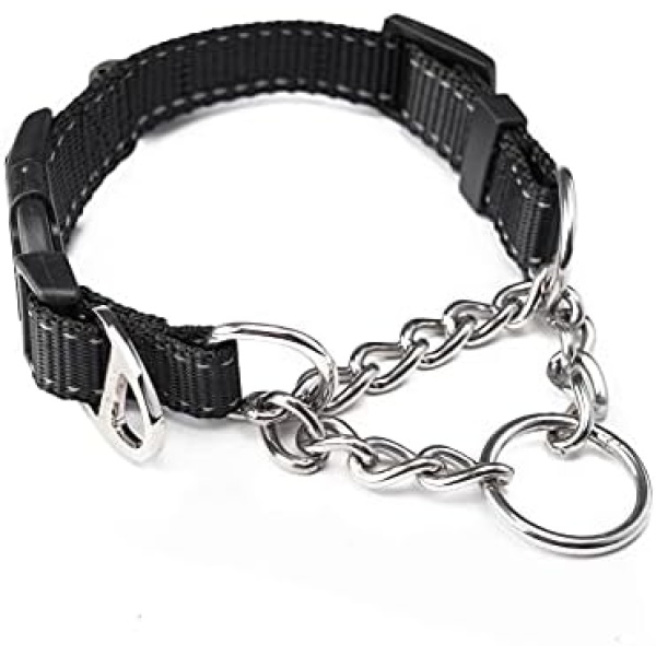 Martingale Collar, Training Dog Collar, Limited Cinch Chain Pet Gear for No Pull Dog Walking