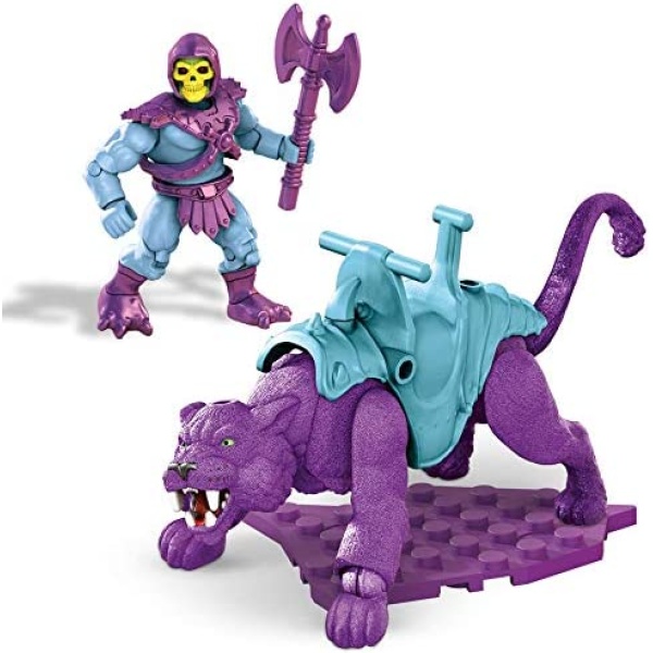 Mega Construx Masters of The Universe Skeletor and Panthor Construction Set, Building Toys for Kids, Multicolor