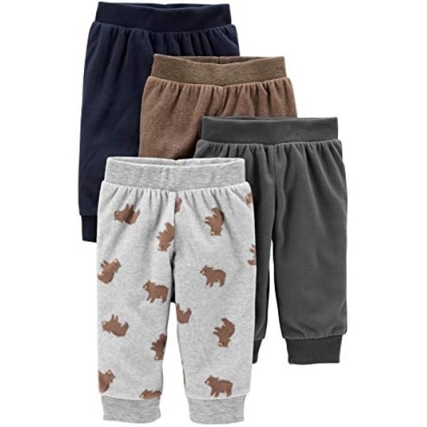 Simple Joys by Carter's Baby Boys' 4-Pack Fleece Pants