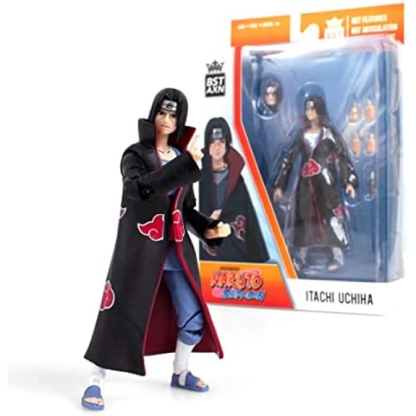 The Loyal Subjects BST AXN 5" Action Figure: Naruto Shippuden - Itachi Uchiha, Multicolor, BANARITAWB01