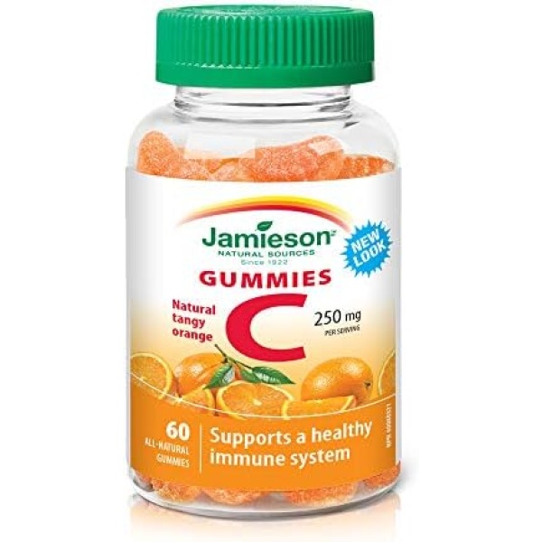 Vitamin C Gummies 250 mg - Tangy Orange Flavour