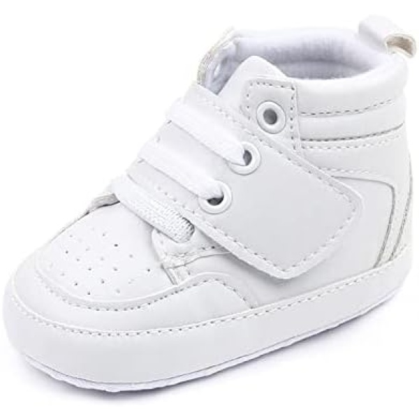 XYLUIGI Baby Boys Girls High Top Casual Sneakers Non-Slip Soft Sole Infant Toddler First Walking Shoes