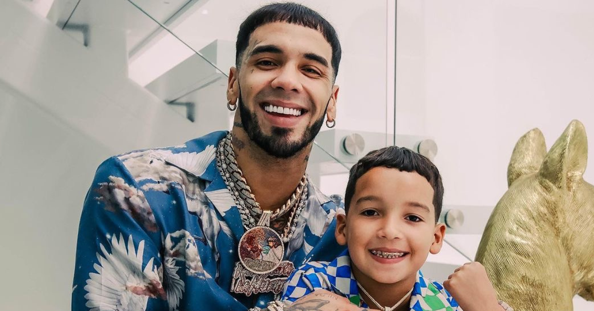 Anuel AA and his son Pablo Spend Father/Son Time in Full Amiri Looks