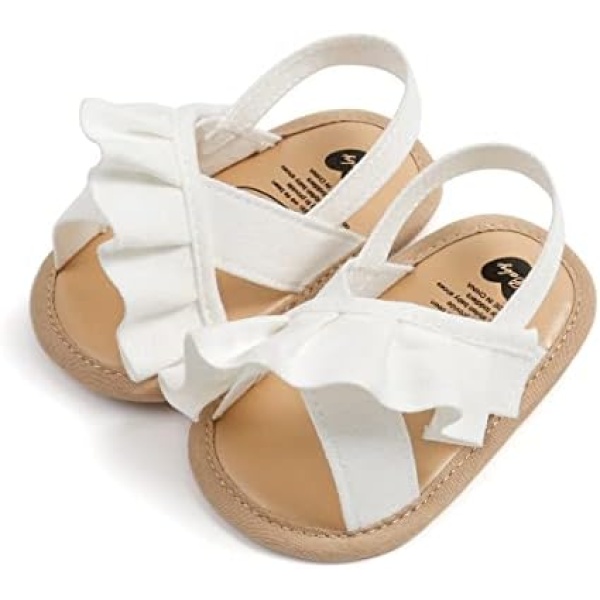 Baby Girls Boys Soft Summer Beach Sandals Casual Dress Shoe Anti Slip Rubber Sole Outdoor Flats Toddler First Walker Shoes