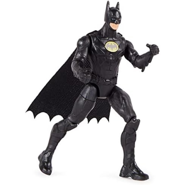 DC Comics, Batman Action Figure and 2 Accessories, 4-inch, The Flash Movie Collectible, Kids Toys for Boys and Girls Ages 3 and up