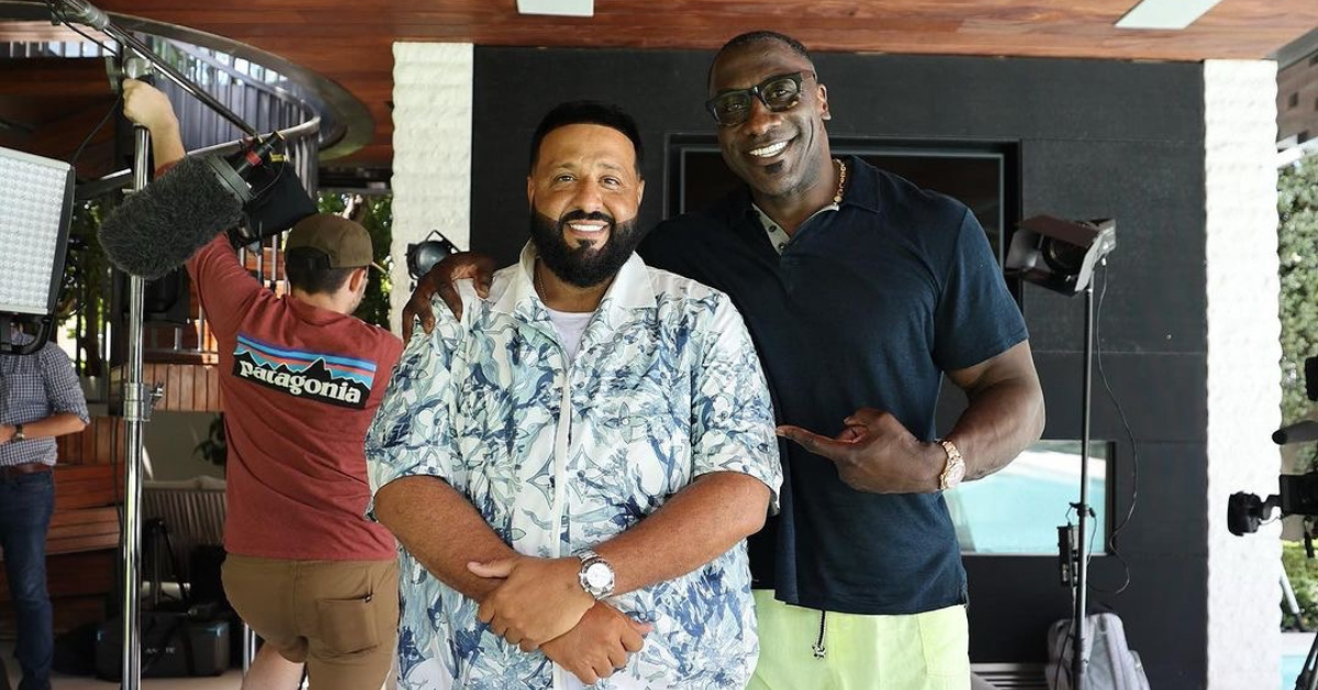 DJ Khaled Guest Stars on Shannon Sharpe’s Club Shay Shay in a Tropical Louis Vuitton ‘Fit