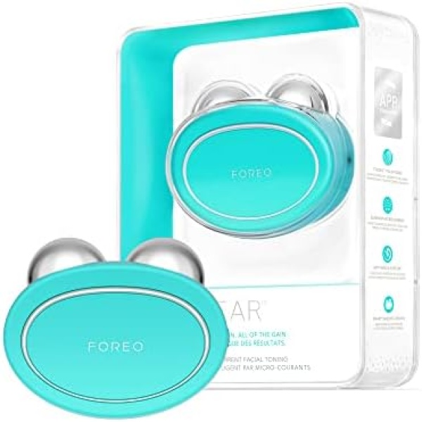 FOREO BEAR Microcurrent Facial Device | Face Sculpting Tool | Instant Face Lift | Firm & Contour | Chin Lift | Non-Invasive | Increases Absorption of Facial Skin Care Products