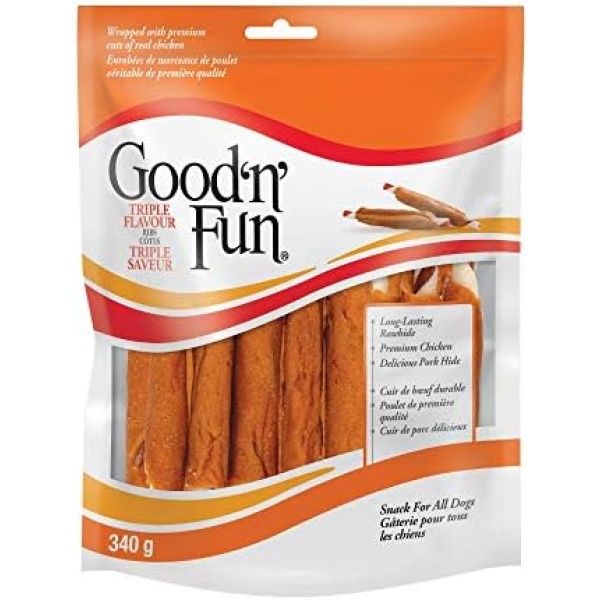 Good'N'Fun Triple Flavor Ribs, 340g