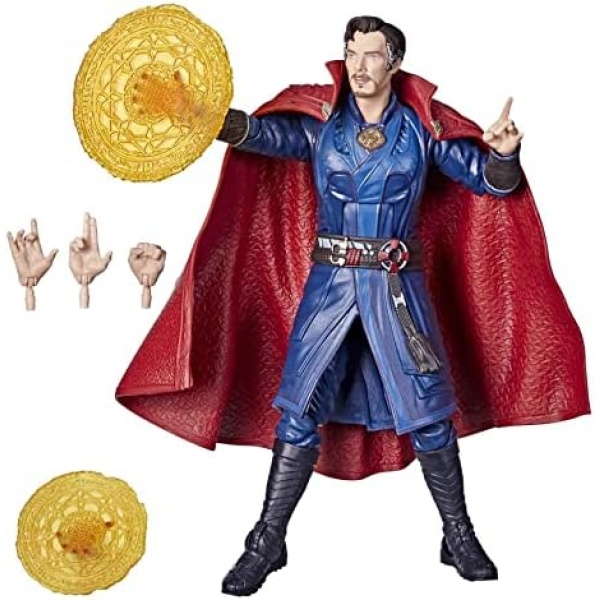 Hasbro Marvel Legends Series Doctor Strange in The Multiverse of Madness 6-inch Collectible Doctor Strange Marvel Cinematic Universe Action Figure Toy, 4 Accessories, F0368