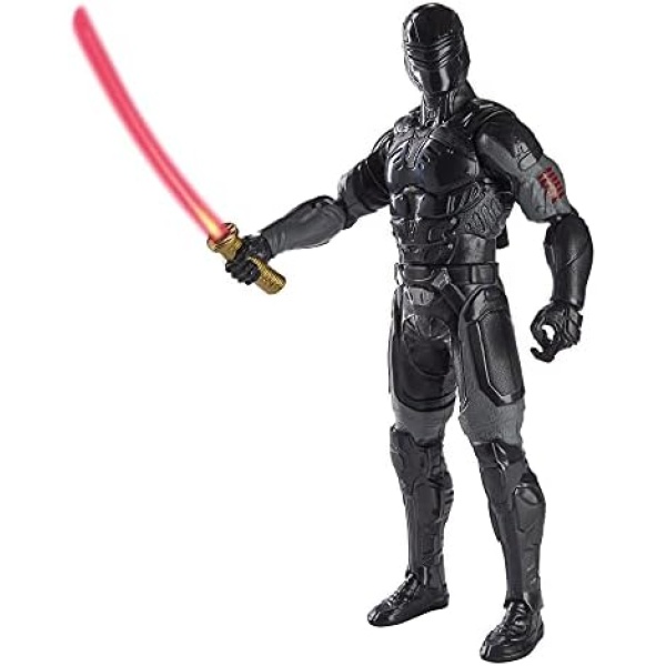 Hasbro Snake Eyes: G.I. Joe Origins Ninja Strike Snake Eyes Collectible 12-Inch Scale Figure with Action Feature, Toys for Kids Ages 4 and Up, E8348