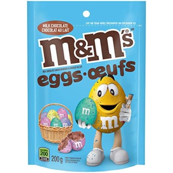 M&M's Milk Chocolate Speck-tacular Chocolate Easter Eggs, 200 grams