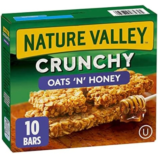 NATURE VALLEY Crunchy Oats and Honey Granola Bar, 10-Count, 230 Gram