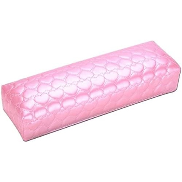 Pink Armrest Nail Art Tool Arm Rest Holder PU Leather Soft Hand Cushion Pillow