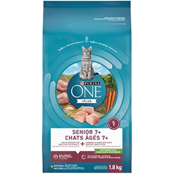 Purina ONE 7+ Senior Dry Cat Food, 1.8 kg