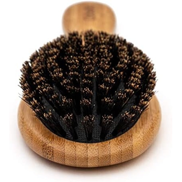 Boar Bristle Hair Brush Set - Designed for Kids, Women and Men. Natural Bristle Brushes Work Best for Thin and Fine Hair, Add Healthy Shine, Improve Texture, Reduce Frizz. Wood Wet Detangler Comb