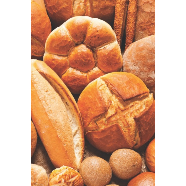 Bread Bakery Journal, Notebook, Diary: 120 pages 6 x 9 Lined Journal