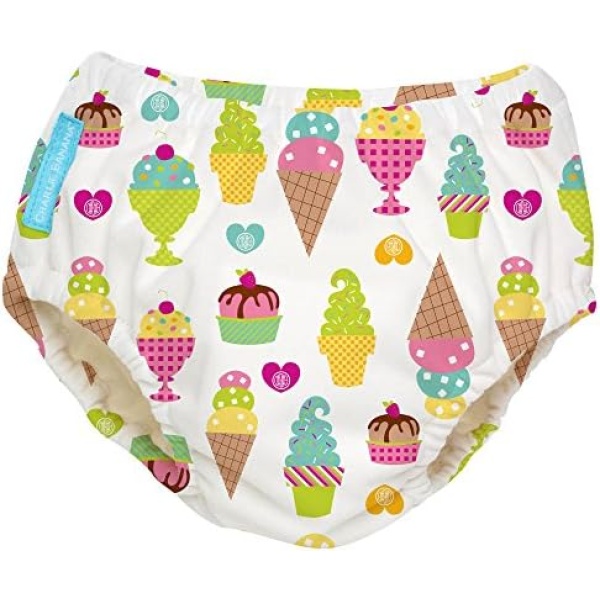 Charlie Banana Reusable Swim Diaper, Gelato, Small