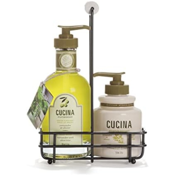 Cucina Hand Care Duo by Fruits & Passion - Coriander and Olive Tree - 200 ml Hand Soap & 150 ml Hand Cream