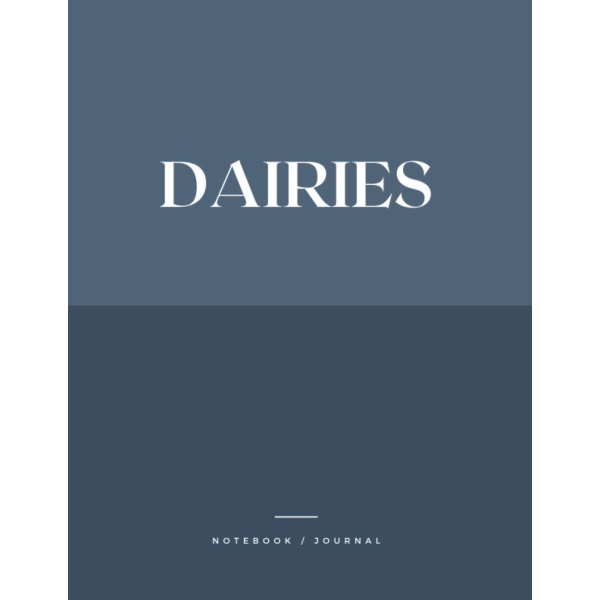 DAIRIES: Organized Journal for daily tasks (8.5x11- 145 Pages)