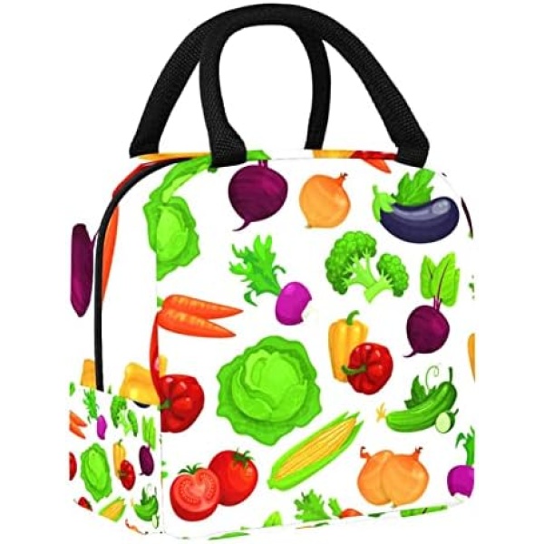 Fresh healthy vegetables meal kit reusable lunch box refrigerated insulated lunch box office school picnic insulation