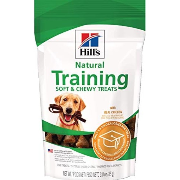 Hills Natural Soft and Chewy Training Dog Treats with Real Chicken, 3 oz bag