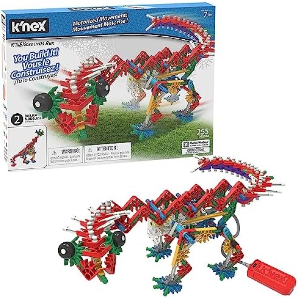 K’NEX Beasts Alive – K'NEXosaurus Rex Building Set – 255 Pieces – Ages 7+ Engineering Educational Toy - 15588