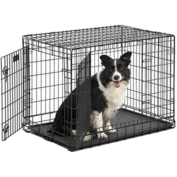 Midwest Ulitma Pro Extra Strong Double Door Folding Metal Dog Crate