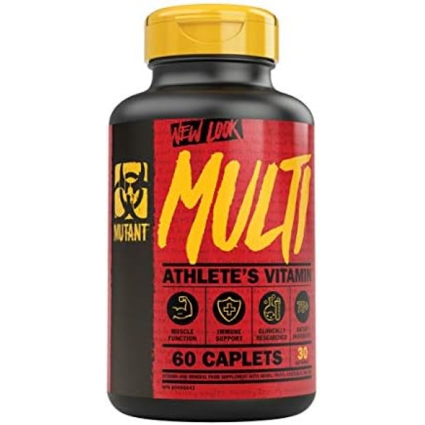 Mutant Multi - High Potency Multi-Vitamins with 80-Plus Ingredients Formulated to support a Healthy Immune system ­– 60 Tablets