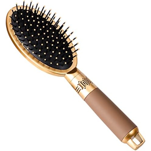 Pain-Free Hair Brush Oval Detangling Hair Brush Eliminates Knots Curly Hair Brush Reduce Frizz Hairbrush Detangler Brush for Women, Men and Children