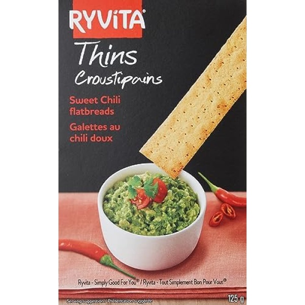 Ryvita Thins - Sweet Chili Flatbreads, 125g