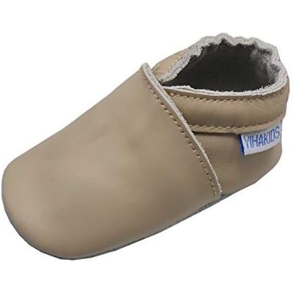 YIHAKIDS Baby Leather Shoes Infants Toddler Soft Sole Boys Girls Crawling Slippers First Walking Moccasins