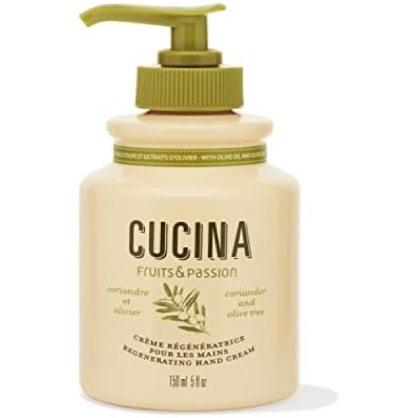 Cucina Regenerating Hand Cream - Coriander and Olive Tree - 150ml