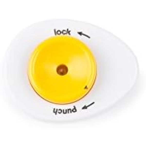 Fox Run 5711 Hard Boiled Egg Piercer with Safety Lock Feature, White