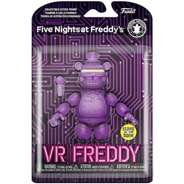 Funko p Pop! Action Figure: Five Nights at Freddy's - VR Freddy (Glow in The Dark), Multicolor, 59681