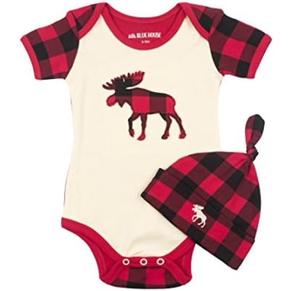 Hatley baby-boys Bodysuit & Cap