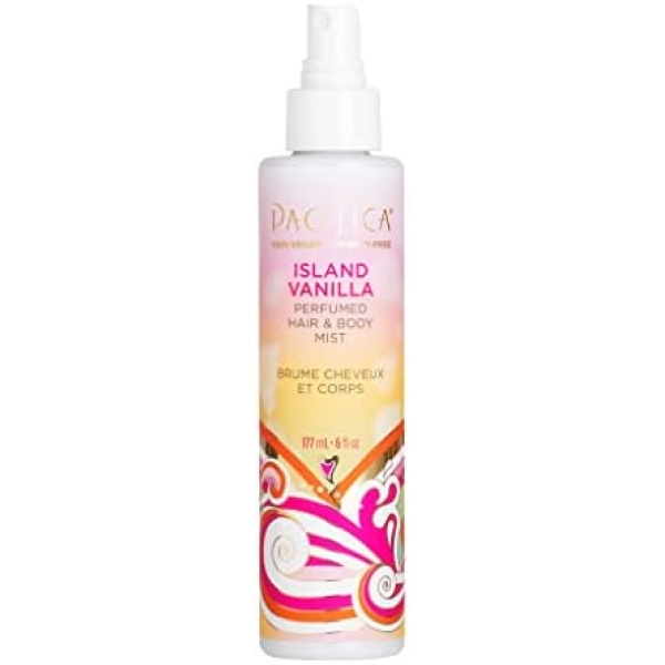 Pacifica Beauty Island Vanilla Perfumed Hair & Body Mist, Island Vanilla, 6 Fluid Ounce