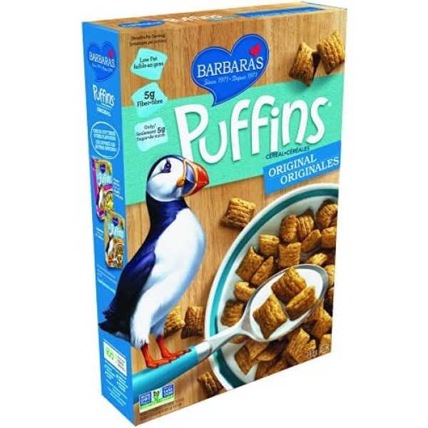 Post Barbara's Original Puffins Cereal, 283 g