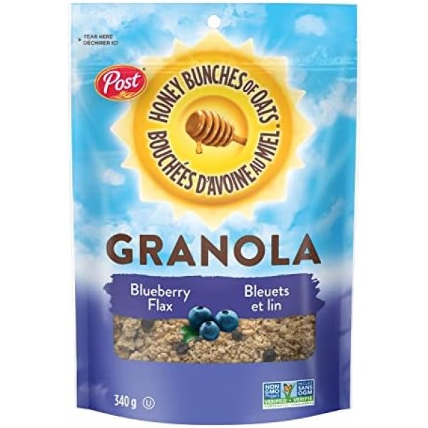 Post Honey Bunches of Oats Granola Blueberry Flax, 340g