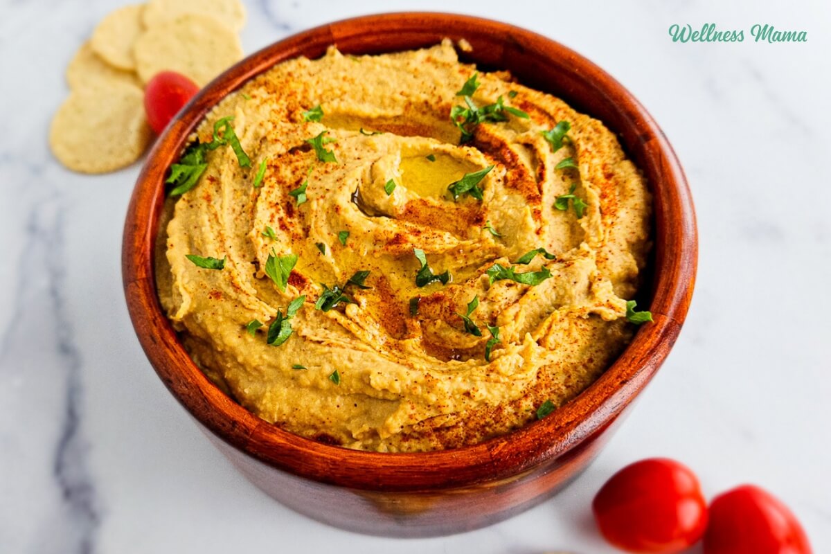 roasted garlic hummus