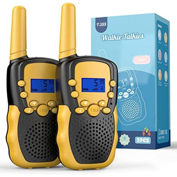 Selieve Toys for 3-12 Year Old Boys and Girls, Talkies Walkie for 4-5 Year Old Kids Toys with Backlit LCD Flashlight, 3 Miles Range for Outside Adventures, Camping,Hiking