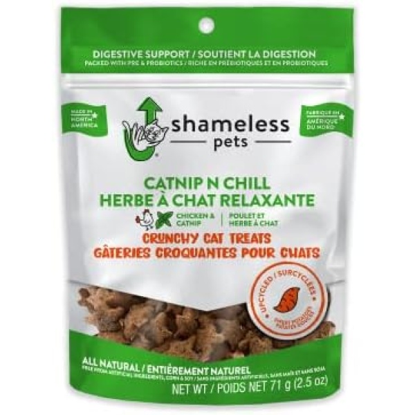 Shameless Pets Catnip N' Chill Crunchy Cat Treats