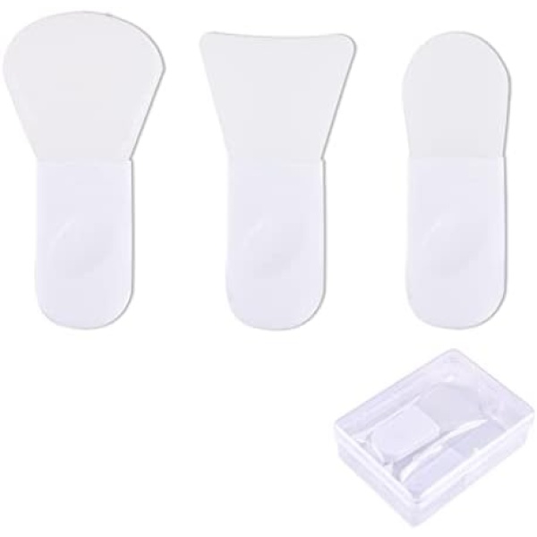 Silicone Face Mask Brush, 3Pack Mini Makeup Spatula Portable Beauty Tools Set for Facial Mud, Cosmetic Mask, Facial Clay, Eye Mask Body Lotion Body Butter Serum, Cream