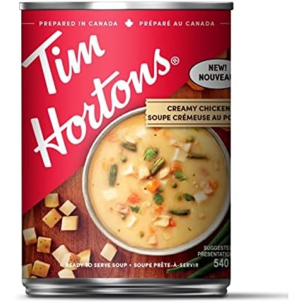 Tim Hortons Creamy Chicken Soup, Ready to Serve, 540mL Can