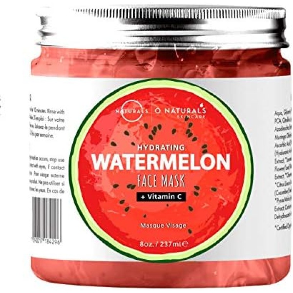 Watermelon Gel Skincare Facial Mask, Skin Care Mask 8oz - Hydrating Face Masks, Facial Mask Beuty, Masque Visage Beauté - Anti Aging Facial Masks, Face Mask Skin Care with Vit C, Hyaluronic Acid