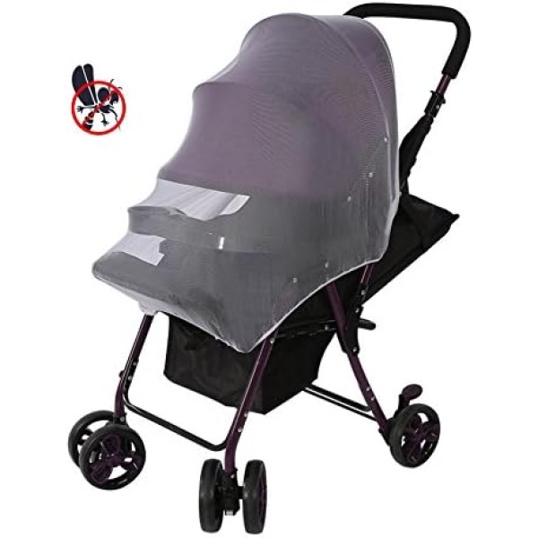 Baby Stroller Insect Netting, Multifunctional Baby Cart Full Cover Mosquito Net Travel System Insect Netting Mosquito Insect Bee Bug Net for Strollers Bassinets Cradles Car Seats Safe Mesh Buggy