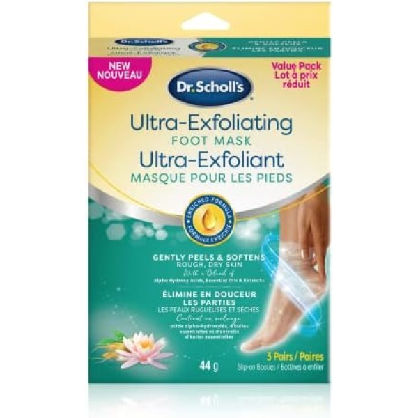 Dr. Scholl's Ultra Exfoliating Foot Mask 3-pack