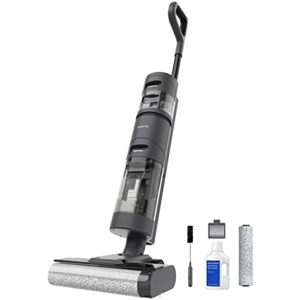 Dreametech H12 Smart Wet Dry Vacuum, Cordless Hardwood Floor Cleaner One-Step Cleaning Vacuum Mop Great for Multi-Surface