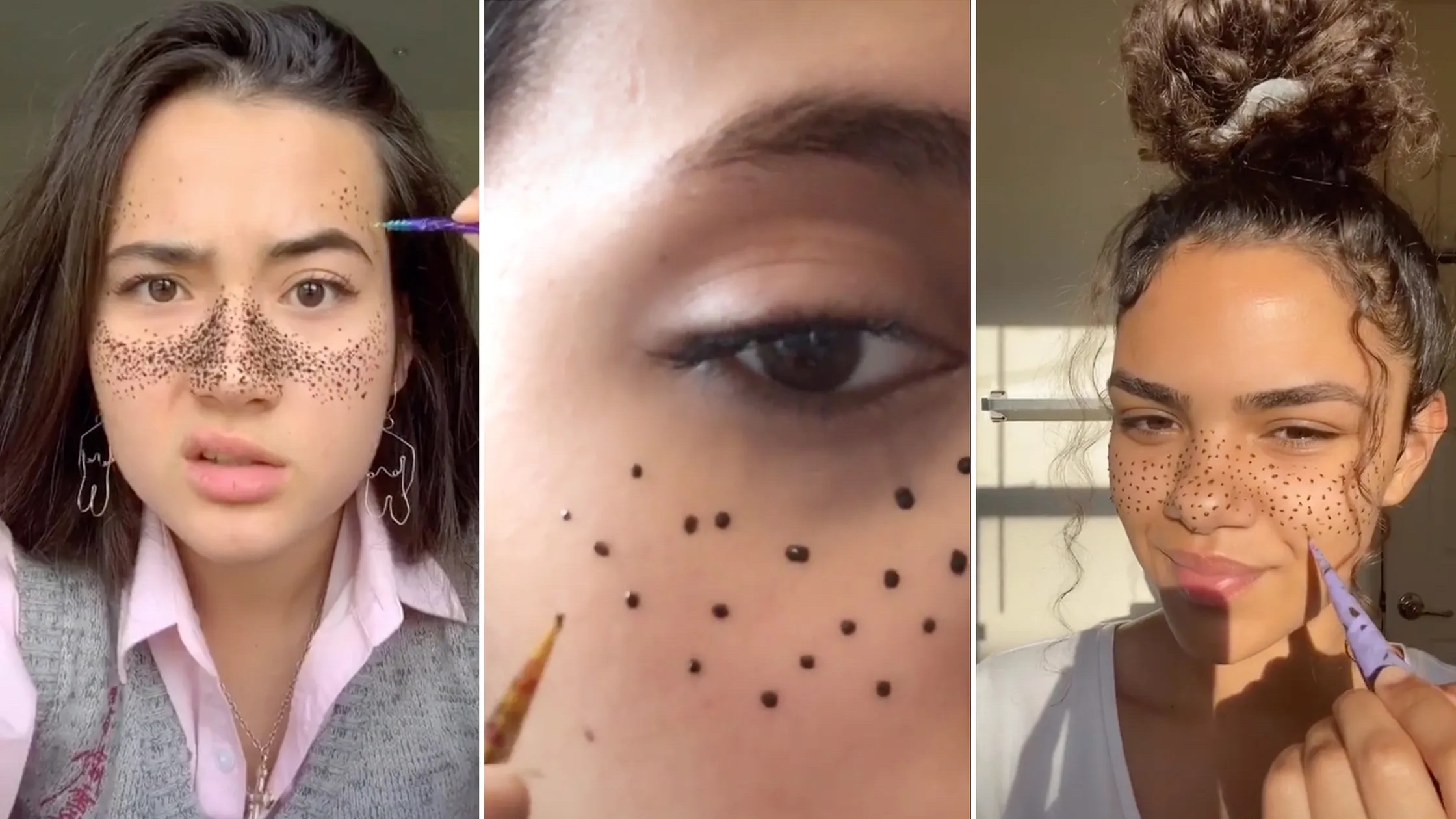 Everything You Need To Know About The Latest Beauty Trend Faux Henna Freckles – Fashion Bomb Daily