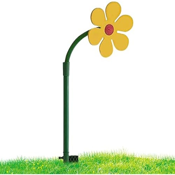 FAMURE Water Sprinkler for Lawn - 720° Rotatable Crazy Daisy Water Sprinkler with 2 Adapters | Funny Daisy Flower Auto Garden Watering System for Lawn & Garden Watering Equipment